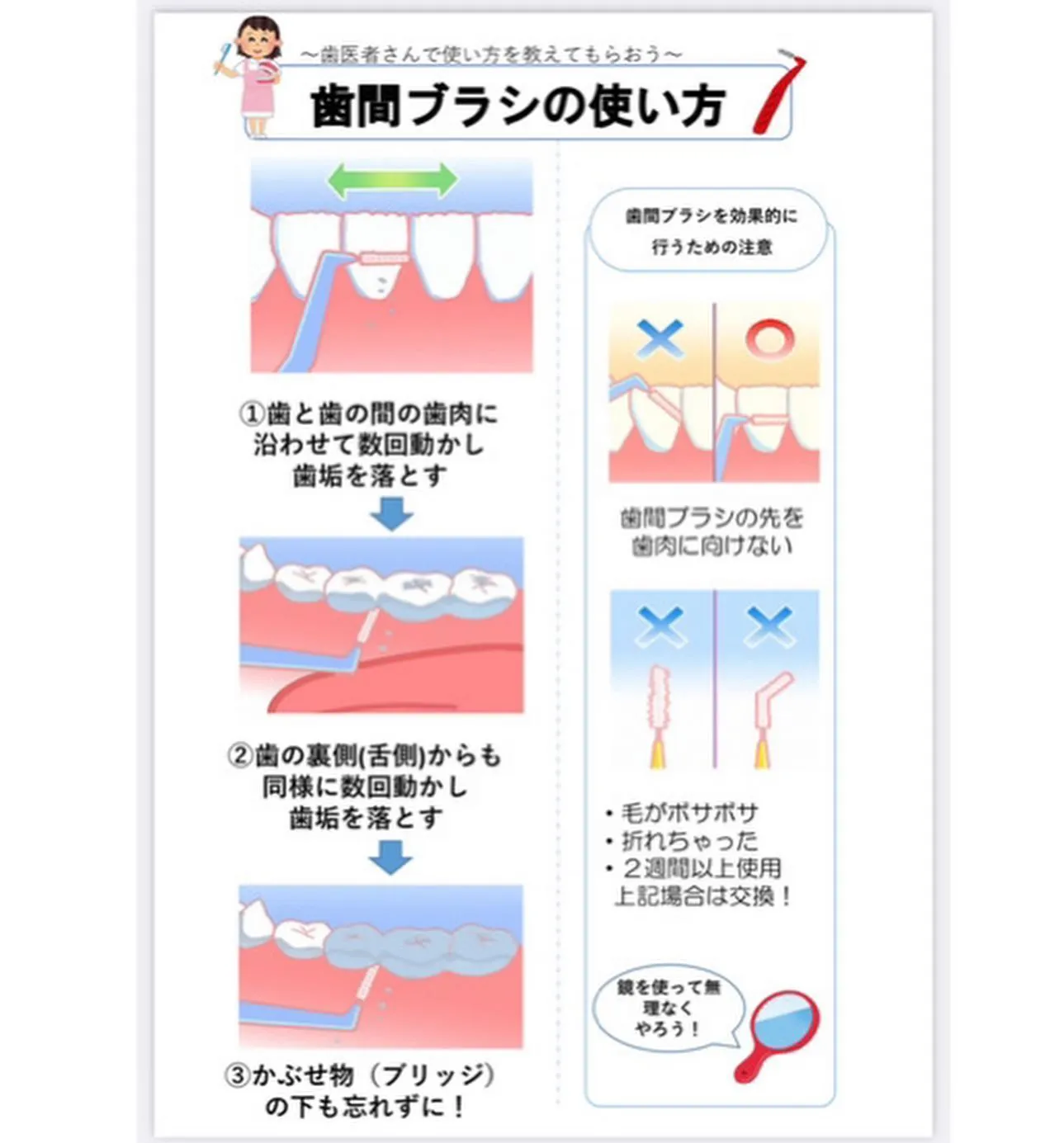 歯間ブラシの重要性と使い方😁😉