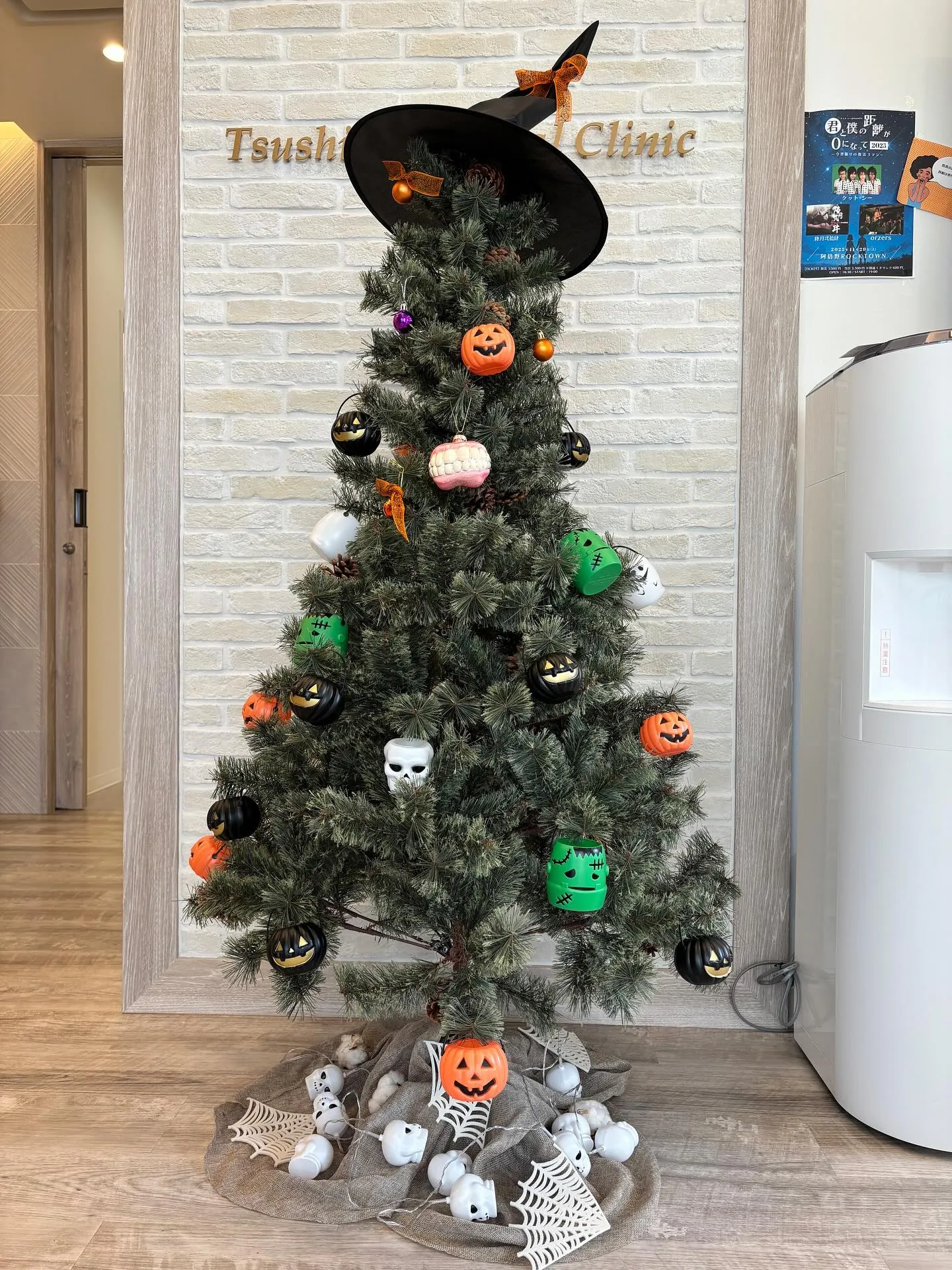 🎃🕸️ ハロウィンツリーがお目見えしました! 🎄✨