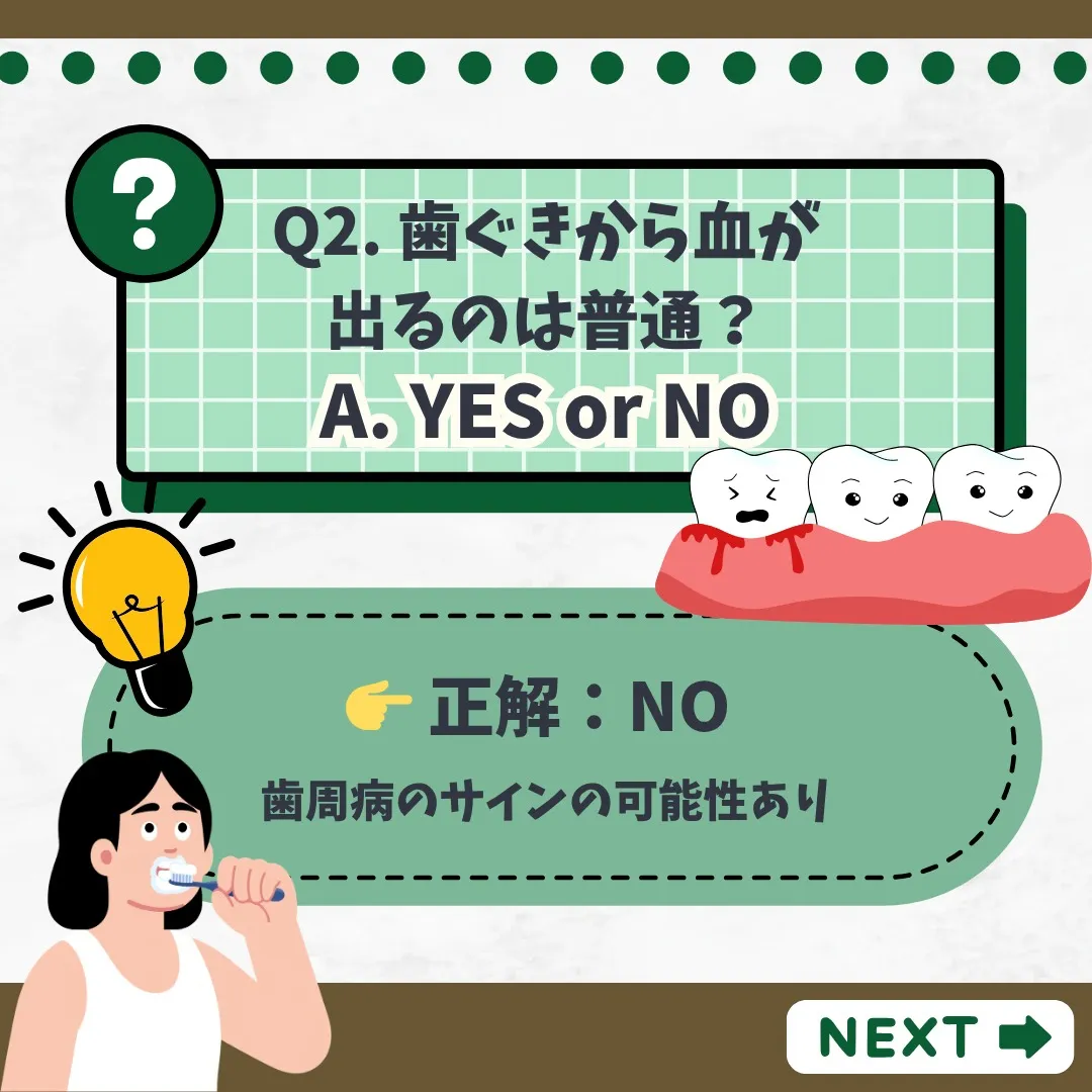🦷 あなたのデンタルIQは何点でしたか？
