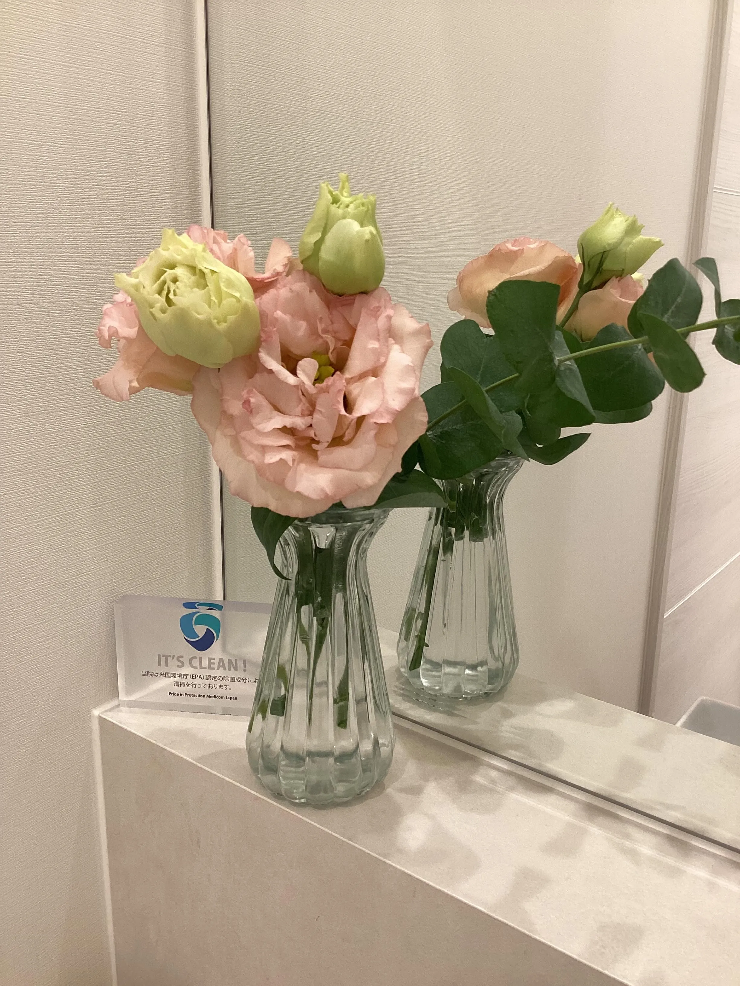 院内お花更新🌸