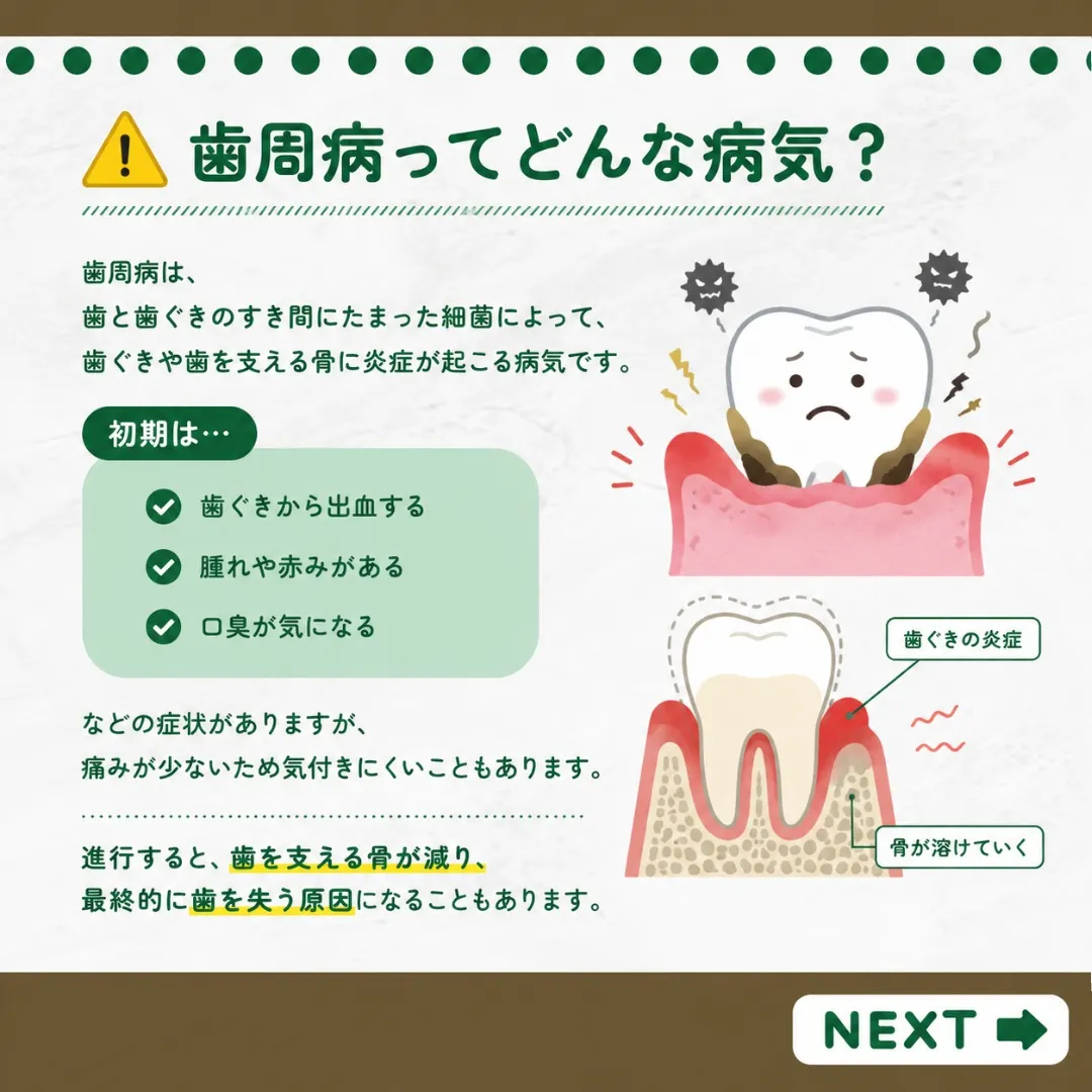 🦷【歯周病は、お口だけの病気ではないかもしれません】🌿
